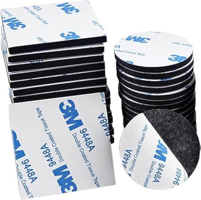 3M Ruban Adhésif Double Face Extra Fort, 3M VHB 4950 Blanc (50mm x 50mm