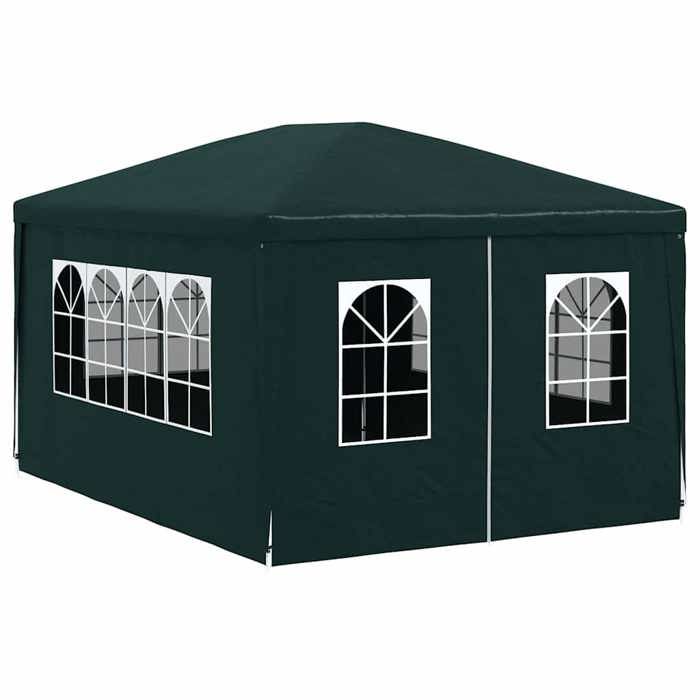 RemiseTonnelle barnum Anti UV/soleil Tente de réception 3 x 4 m Vert JILIMAISON20259801671