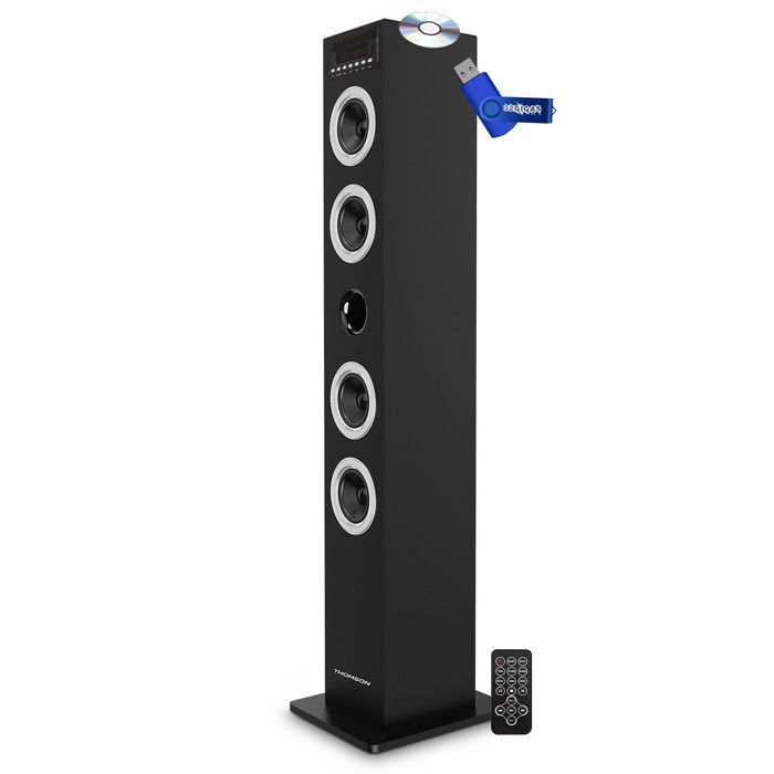 Tour de son avec Lecteur CD DS120CD Bluetooth port USBSDRadio FM 60 Watts +clé USB - vue 2