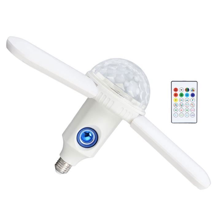 Plafonnier Musical Bluetooth Plafonnier Musique Bluetooth Pliable Tlcommande Color Led Ventilateur Feuille PLAFONNIER - Yyv