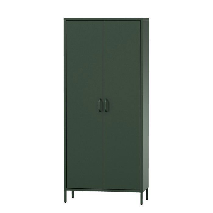 Armoire métallique FLAVIO 800 x 1850 x 450 mm Modern: vert bouteille