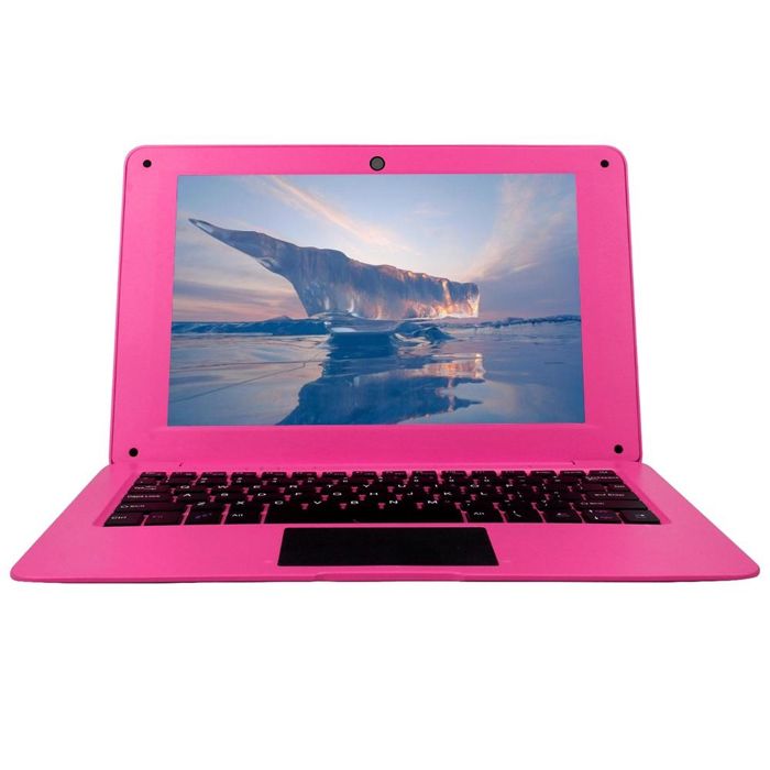 Ordinateur Portable 10.1 Pouces Android 12 2GB+16GB IPS Écran Bluetooth WiFi Rose YONIS