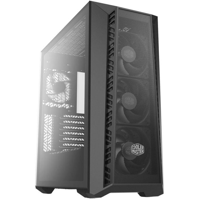 Boîtier dordinateur tour moyenne noir - Cooler Master - Acier et verre trempé
