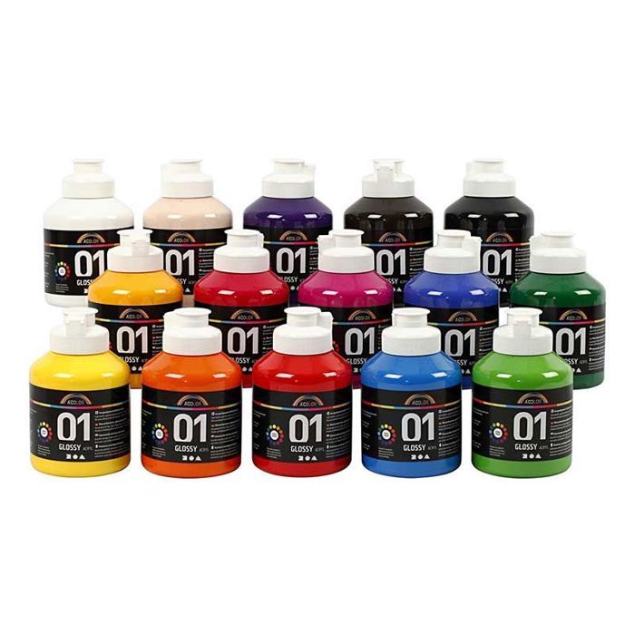 Peinture Acrylique Brillante A Base D Eau De Bonne Qualite Couleurs Miscibles Nettoyer Les Brosses A L Eau Tiede Adapte A Achat Vente Peinture Acrylique Peinture Acrylique Brillante Cdiscount
