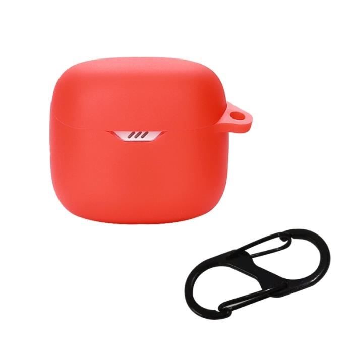 Étui écouteurs En Forme De Cœur Avec Porte-clés Perles - Protection Anti-choc, Facile à Nettoyer, Taille 5.5cm