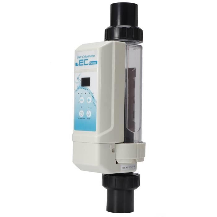 ARAMOX Chlorinateur au sel 8g/h piscine générateurs de chlore au sel d'eau salée électrolyse ARAMOX Chlorinateur au sel 8g/h piscine générateurs de chlore au sel d'eau salée électrolyse