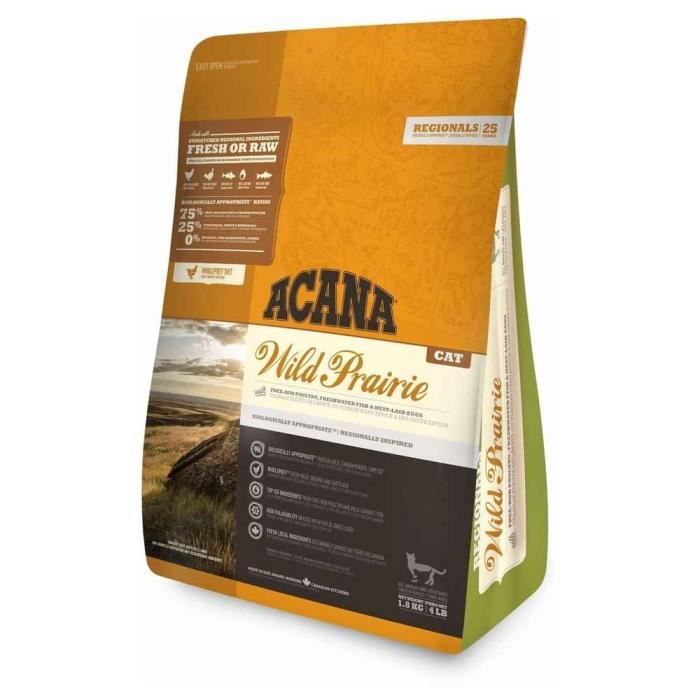 Acana Croquettes Regionals Wild Prairie Pour Chat 1 8kg Cdiscount
