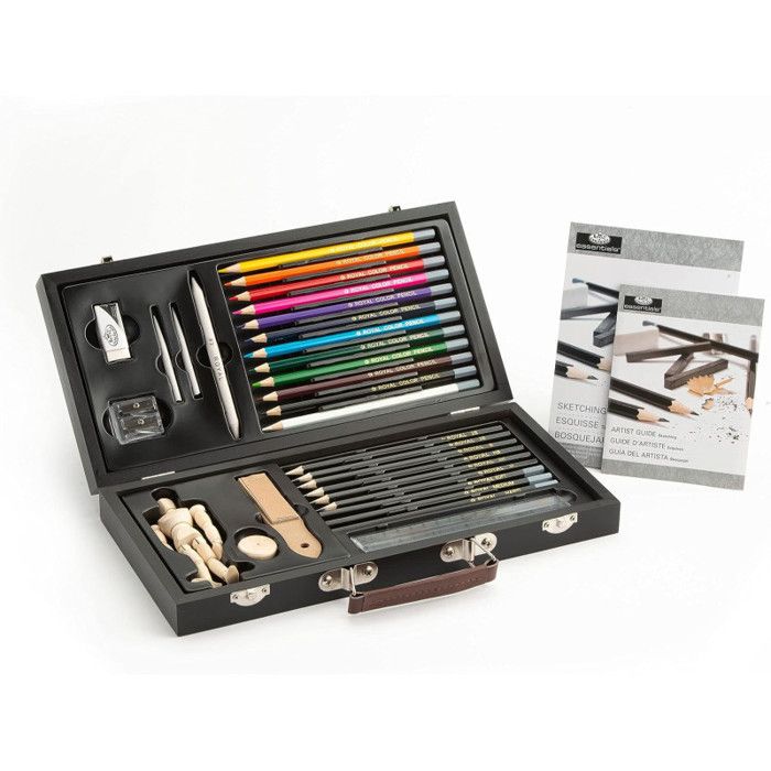 Kit Dessin Manga Coffret Crayon Et Fusain Dessin Noir Et Blanc