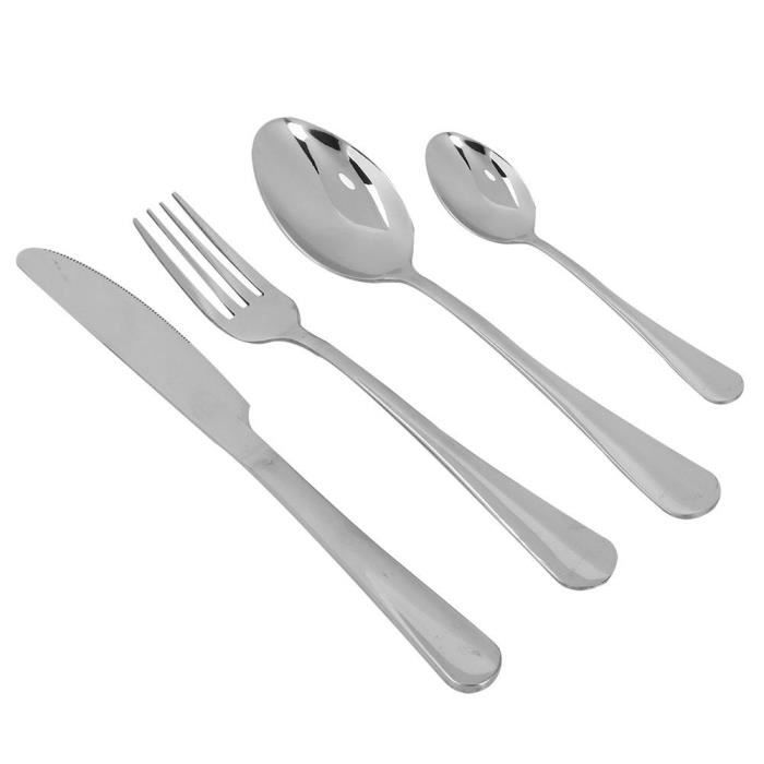 Ensemble Couteau Fourchette Cuillere En Acier Inoxydable Vaisselle Achat Vente Couverts De Service Cdiscount