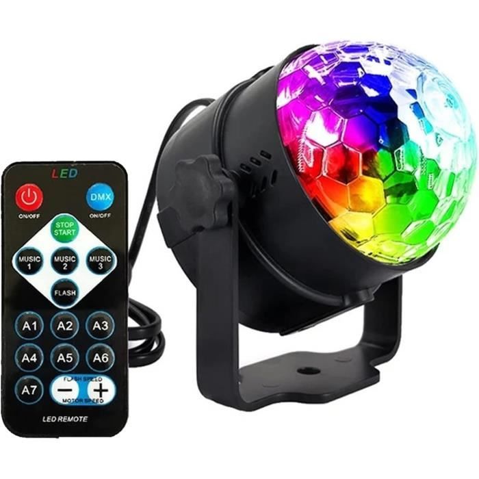 Lampe de Scène RGB DJ LED Lumière Boule Commande Vocale pour Soirée Bar Lampe de Scène RGB DJ LED Lumière Boule Commande Vocale pour Soirée Bar