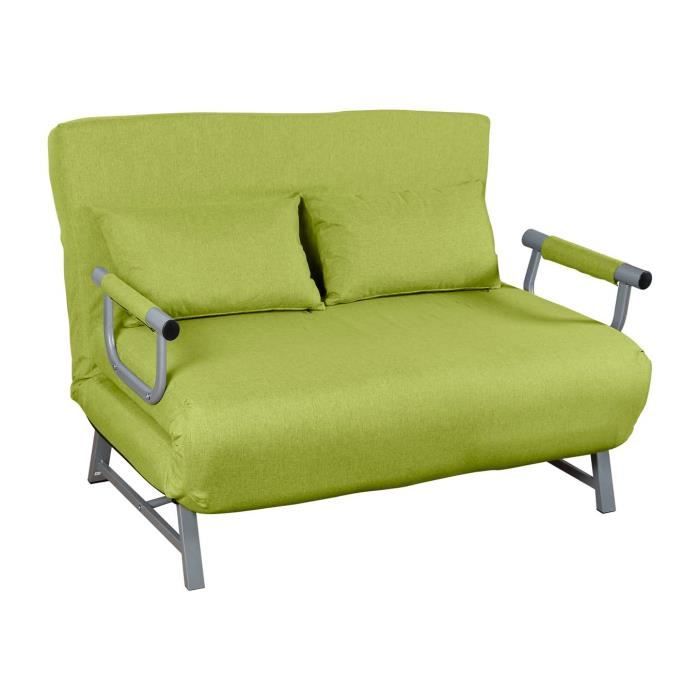 Canapé droit Pas cher Moderne Confort Vert