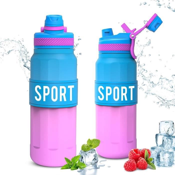 KollyKolla Gourde Motivation 1000ml, Bouteille d'eau Étanche, Gourde Sport Réutilisable, avec Paille et Marqueur de Temps, sans BPA, pour Enfant, Fitness, Yoga, Bureau, Randonnée KollyKolla Gourde Motivation 1000ml, Bouteille d'eau Étanche, Gourde Sport Réutilisable, avec Paille et Marqueur de Temps, sans BPA, pour Enfant, Fitness, Yoga, Bureau, Randonnée