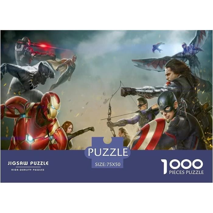 Captain America Puzzles 1000 Pièces Puzzle Garçons Et Filles Puzzles ...