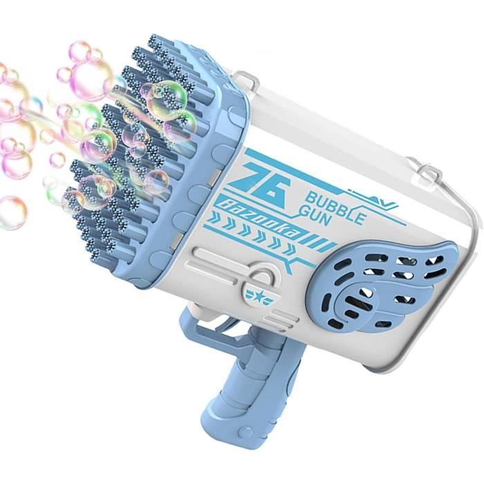 Pistolet à Bulles,Machine à Bulles Gatling 2021 Cool Toys & Gift,8