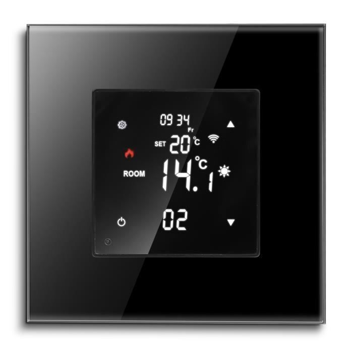 Thermostat Régulateur,Thermostat intelligent,écran tactile Wifi