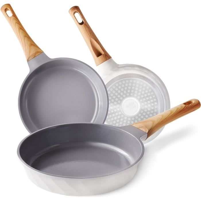 Poêle En Céramique 20 Cm Ingenio - Compatible Induction, Four 230°C, Revêtement Sans Produits Toxiques - 3