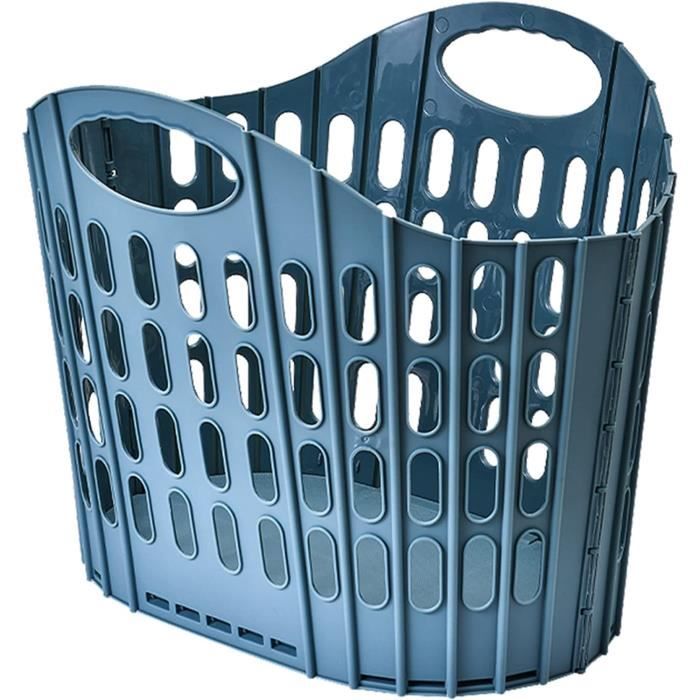 Addis Easy Store Panier à Linge 38 l, Plastique, Gris foncé, 38 Litre