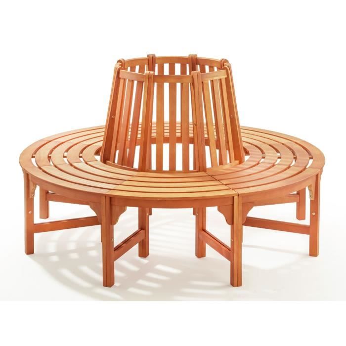 Banc D Arbre Banc Rond 160 59 Cm Achat Vente Banc D Exterieur