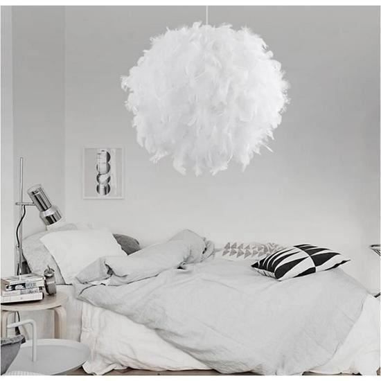 Plume Suspension Lampe Suspendue Lustre Abat Jour Plafonniers Blanche Decoration Chambre A Coucher Salon Luminaire Cwu Achat Vente Plume Suspension Lampe Susp Soldes Sur Cdiscount Des Le 20 Janvier Cdiscount