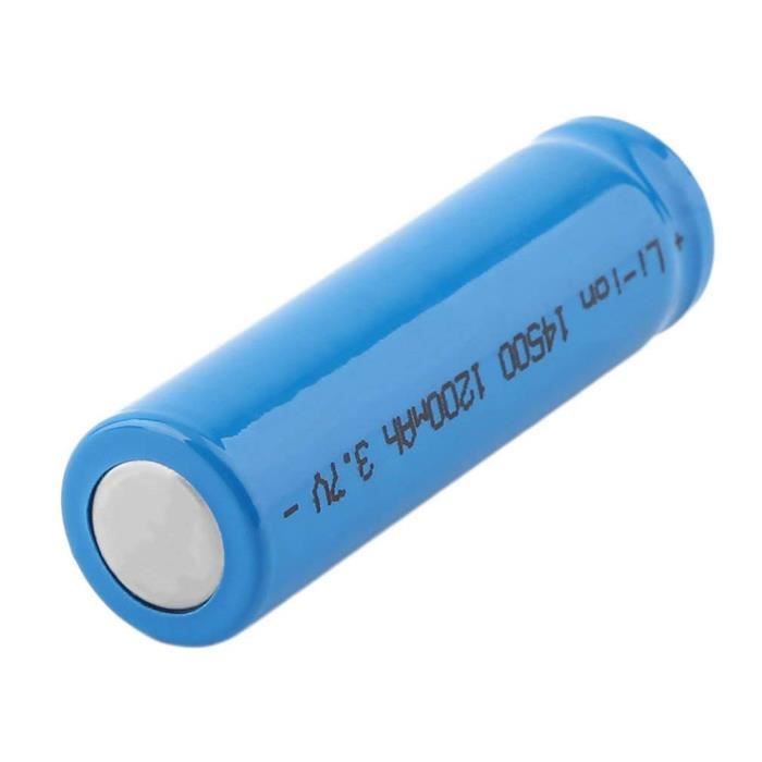 Pile Rechargeable GTF 14500 – Li-ion 3,7V 900mAh Avec Languettes à Souder