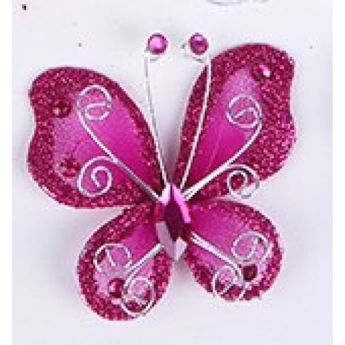 Version Violet Nylon Papillon Decoration De Mariage Decorations Papillons Fete D Anniversaire 13 Achat Vente Banderole Banniere Cdiscount