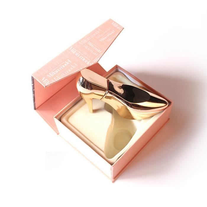 Eau de parfum flacon en forme de chaussure Or 30ml Cdiscount Au