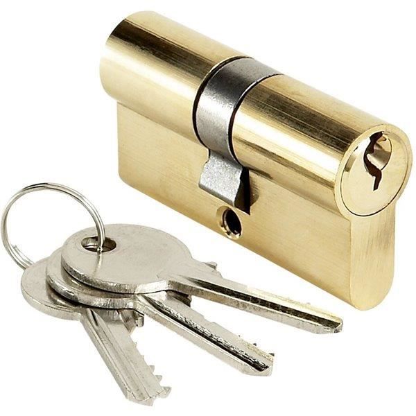 Cylindre De Porte Bricard 40x40 Mm Barillet De Serrure Double Entree 3 Cles Achat Vente Serrure Barillet Cylindre De Porte Bricard Cdiscount