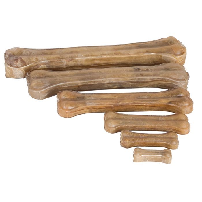 Comparer les prix de Os peau de buffle pour chien Taille : 8 cm - SANS MARQUE