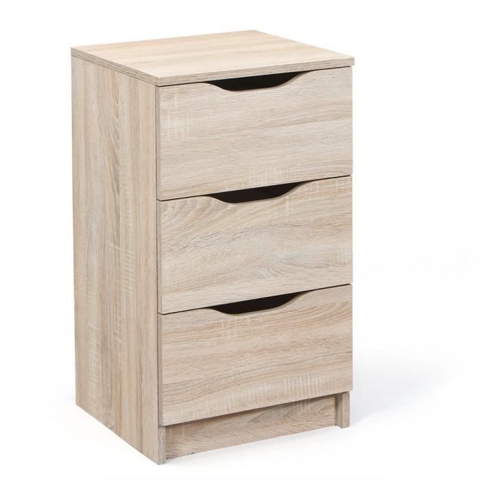 Meuble De Rangement 3 Tiroirs Wanda Achat Vente Petit Meuble