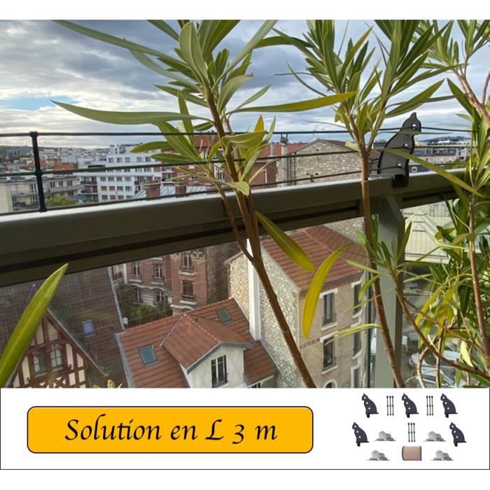 Protection Pour Balcons Et Terrasses En L De 3m Cdiscount Jardin