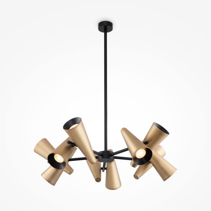 Plafonnier moderne - Maytoni - Giro - 10 lampes - Laiton - IP20 - 85 6 cm