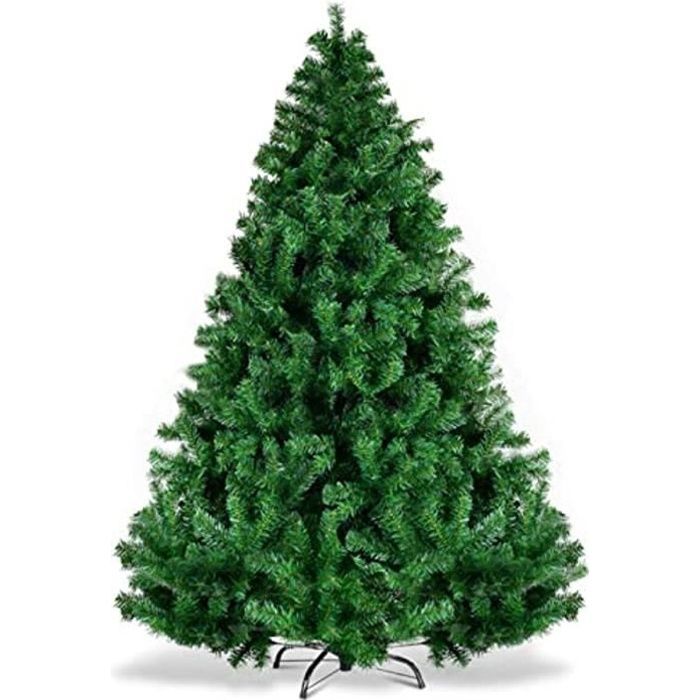 Sapin de Noël Artificiel 180CM avec 908 Pointes, Sapin de Noël