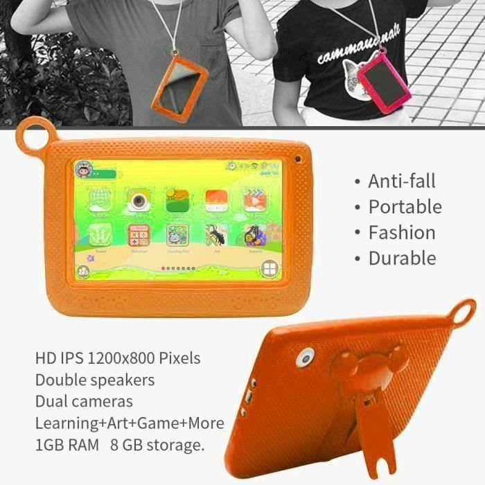 7” plus récent INCH KIDS ANDROID 4.4 TABLETTE