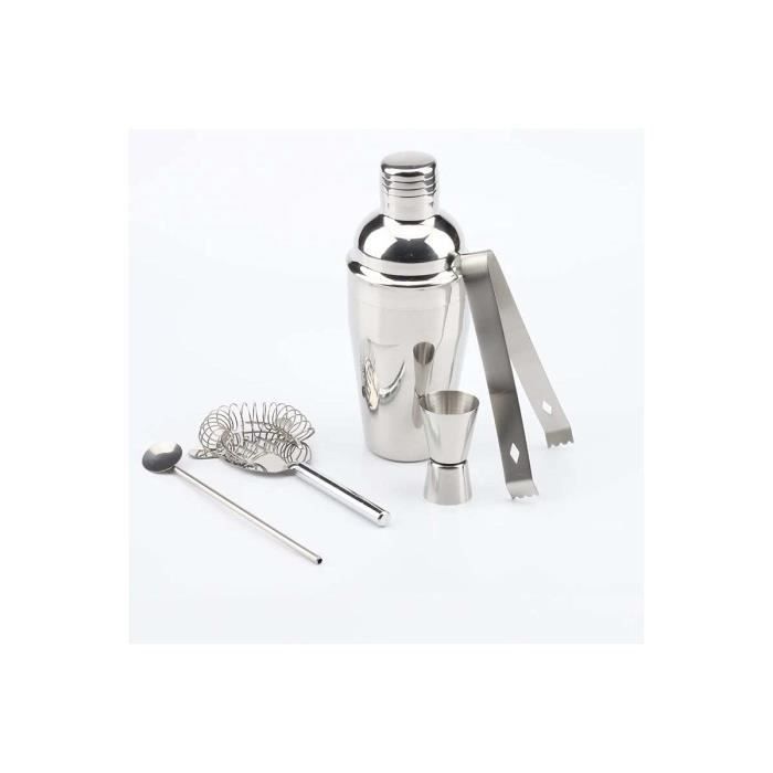 Ensemble de shaker à cocktail 750 ml en acier inoxydable kit