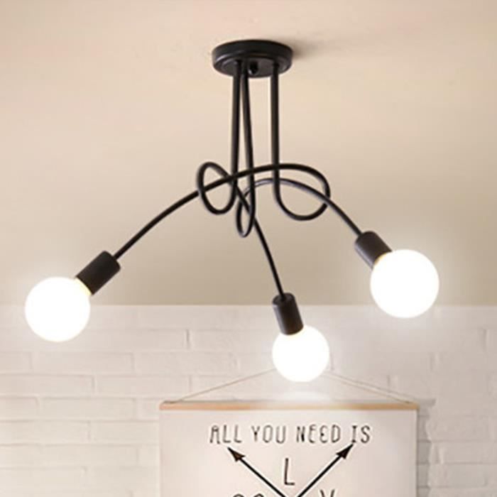 Plafonnier Luminaire 3 Spots Luminaire Design Moderne Eclairage