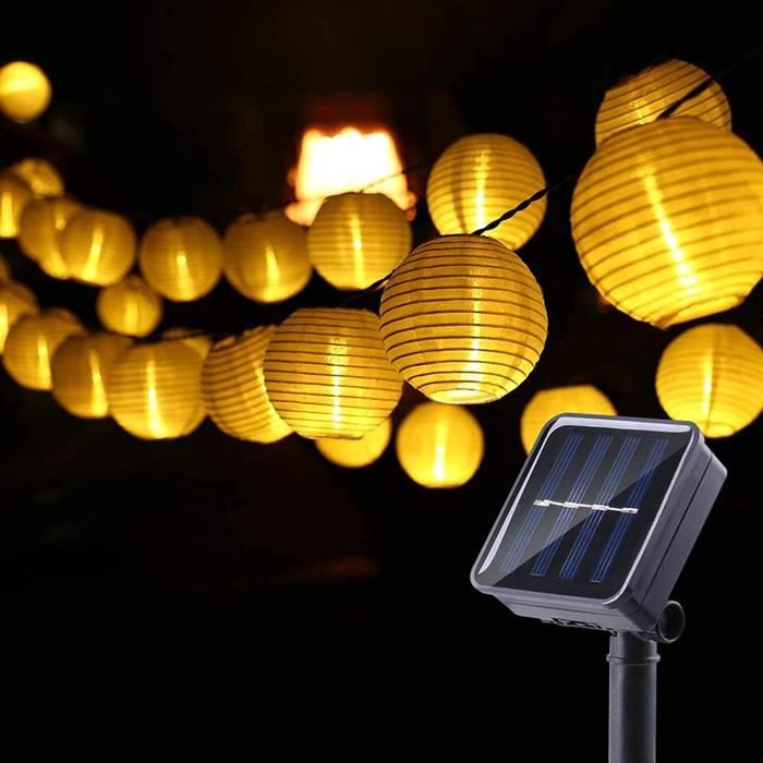 LAMPE LANTERNE LAMPION LUMINEUSE SOLAIRE ETANCHE A LED 