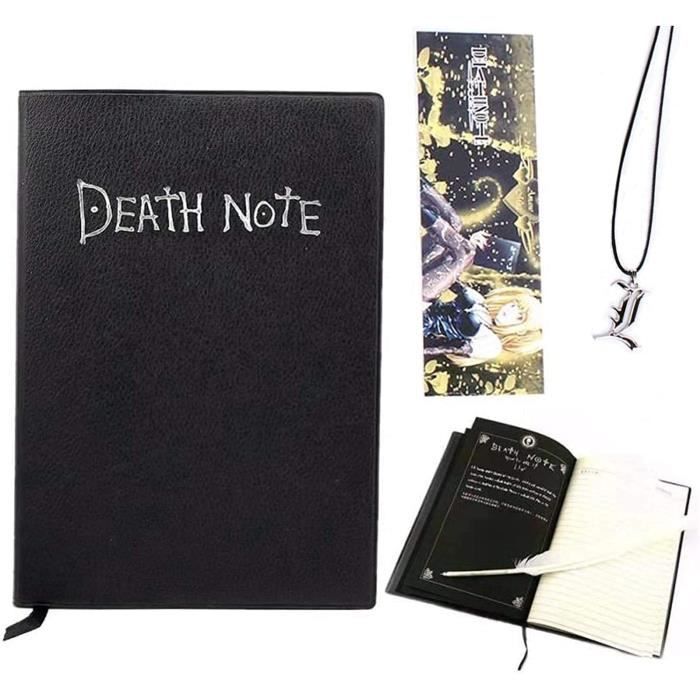 Carnet Death Note Avec Plume Et Collier – Accessoires Cosplay Anime, Cadeau Fan Manga (26 X 19 Cm)
