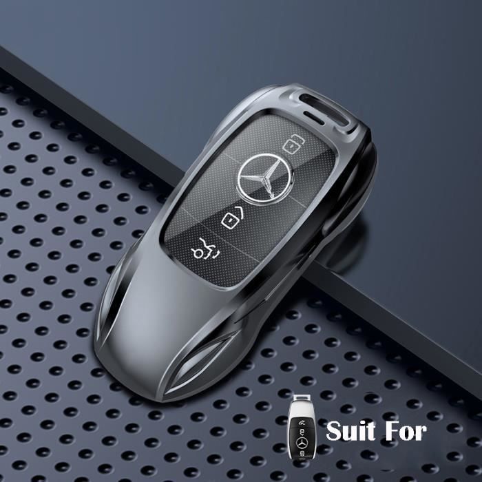 couleur 2 - Étui pour porte clés de Voiture, accessoire pour Mercedes Benz  W204 W205 W211 W176 CLA W213 GLC W