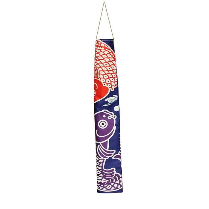 Décoration – 40 Cm Multicolore Koi Nobori Carpe Chaussette à Vent Koinobori Poisson Kite Drapeau Décoration à