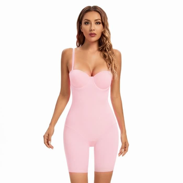 Rose taille M Combishort moulant armatures pour femmes