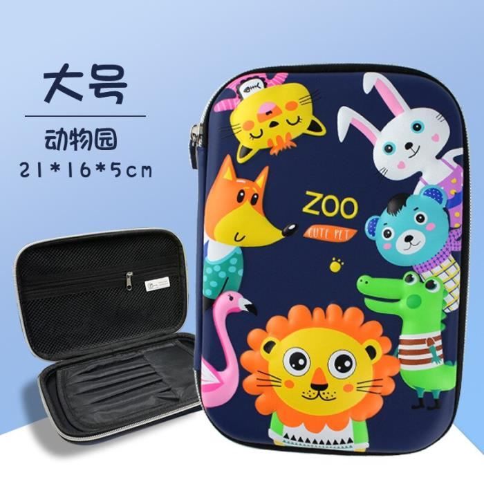 Trousse Scolaire Kawaii En Velours Côtelé – Poches Spacieuses Pour Stylos Et Fournitures