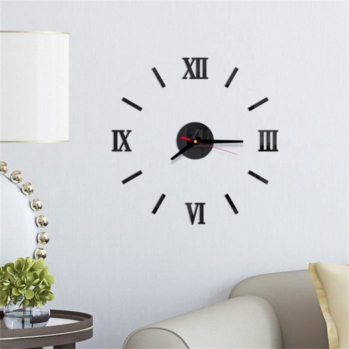 Horloge Murale Autocollante Sans Tic-tac, Horloge Murale Bricolage