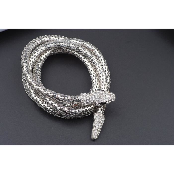 Chaîne en argent maille serpent ronde 1,20 mm