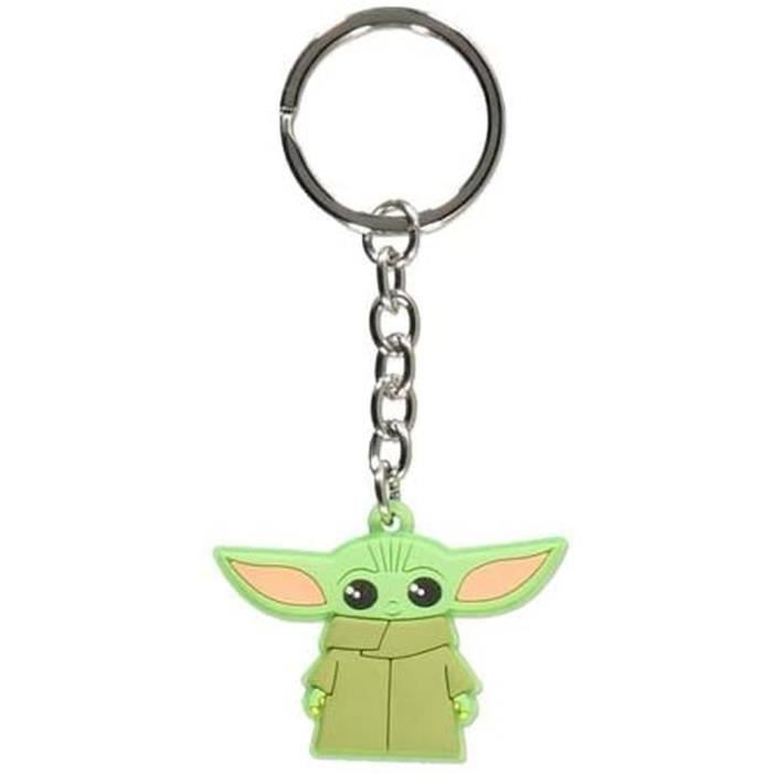 The Mandelorian Bebe Yoda Caoutchouc Porte Cle Cdiscount Bagagerie Maroquinerie