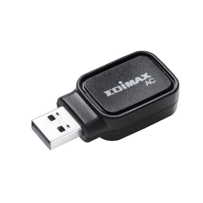 Edimax EW-7611UCB, Sans fil, USB, WLAN-Bluetooth, IEEE 802.11ac, Noir
