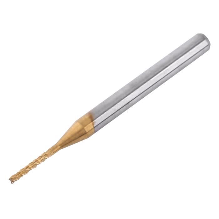 10 Fraises Carbure Pour CNC/PCB - Diamètres 0,08 à 2 Mm, Gravure Et Perçage Circuit Imprimé