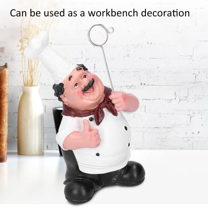 Figurine décorative - PWSHYMI - Chef mignon - Résine synthétique