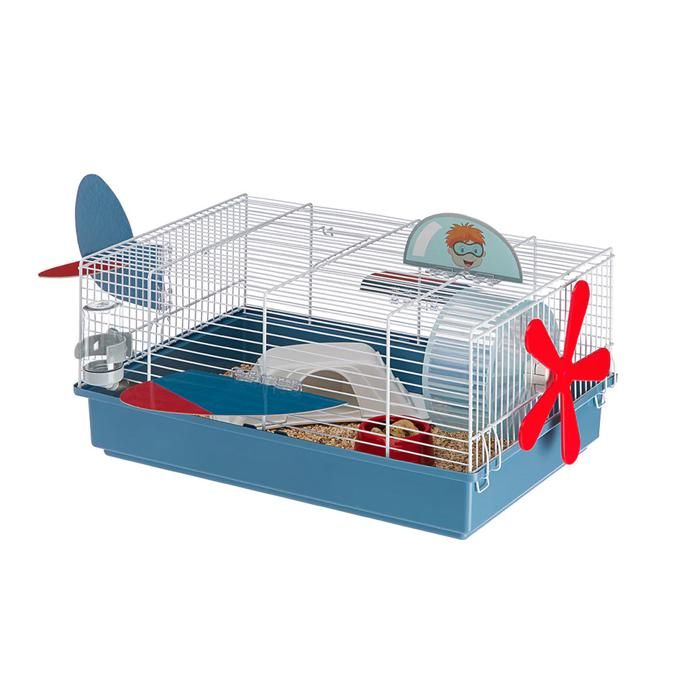 FERPLAST Criceti 9 Cage ludique pour hamsters - Thème Avion