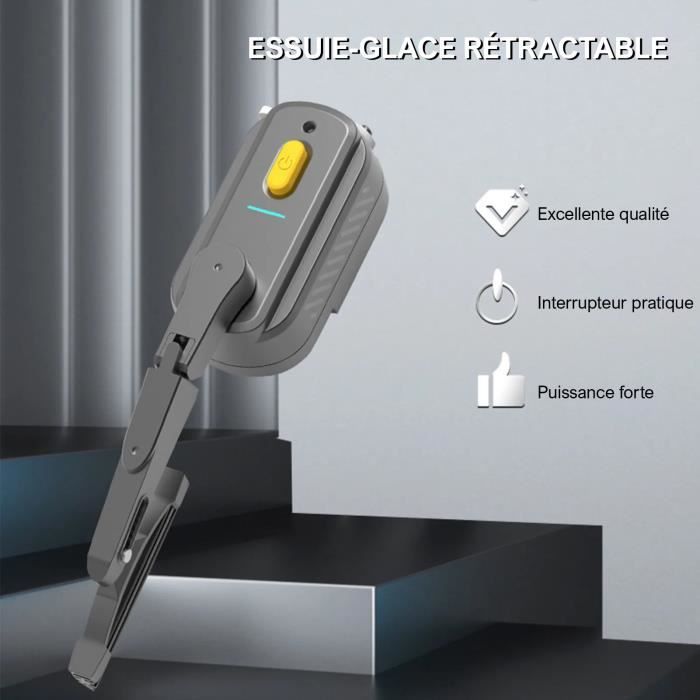 Essuie-glace Aste Pour Casque De Moto 1200 MAh, Essuie-glace étanche Universel, Compatible Avec La Plupart Des Visières - Auto