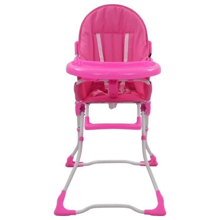 Chaise Haute Pour Bebe Rose Et Blanc Pat Hililand Pois 6 6 Cdiscount Puericulture Eveil Bebe